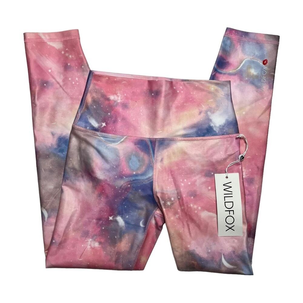 Wildfox Cosmic Cloudy Wash Leggings Size Medium